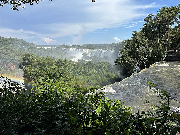 The Iguazu Falls.